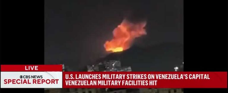 Trump määräsi sotilaallisen iskun Venezuelaan.